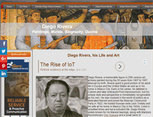 Tablet Screenshot of diegorivera.org